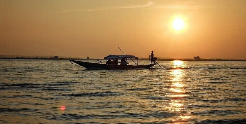 Traditional Boat in Chilika Lake
